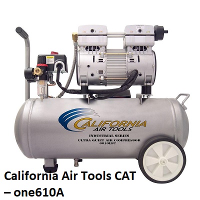 California Air Tools CAT – one610A radical Quiet and Oil Free 1.0HP 1.6 Gallon Al Tank compressor